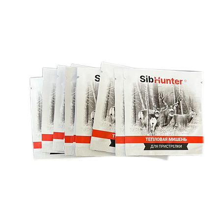 Тепловая мишень SibHunter для пристрелки для тепловизионных прицелов (10 шт.)