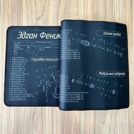 Коврик для чистки оружия EDgun Феникс 90*30 см