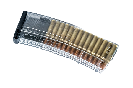 Магазин для AR-15 (прозрачный), MAG AR-15 30/TR G3