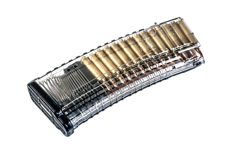 Магазин Pufgun на Сайга МК223, 30 патронов, прозрачный