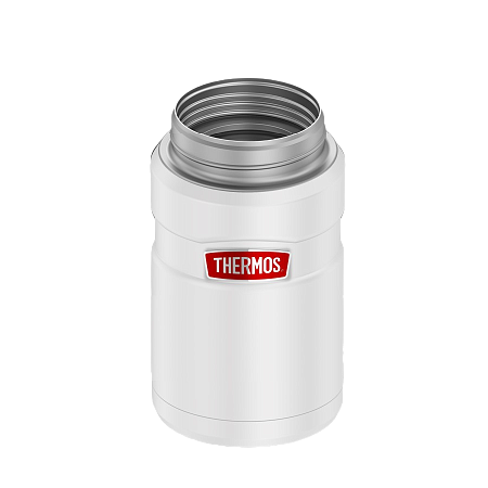 Термос для еды с ложкой 0,71 л THERMOS SK-3021, белый KING