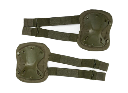 Наколенники и налокотники тактические. Зеленый