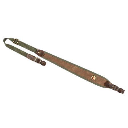 Ремень VEKTOR для ружья регулируемый, зеленый+коричневый (Р-302)