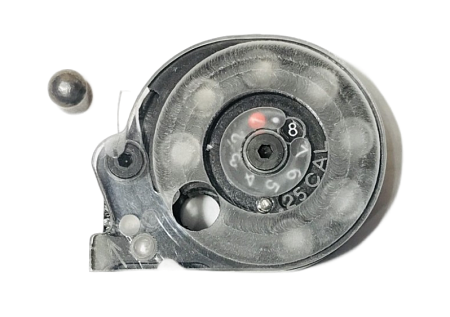 Магазин для пуль Марадер 6.35мм с отложкой с проточкой (толщина 17,5мм) (8 пуль, до 13,5мм)