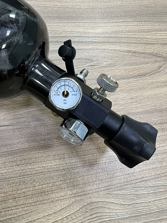 Баллон высокого давления 1.4L ALSAFE с вентилем, металлокомпозитный для заправки PCP