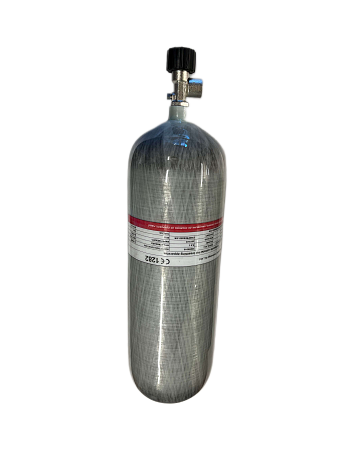 Баллон ВД 9.0л с вентилем ALSAFE металлокомпозитный для заправки PCP