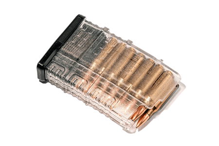 Магазин для Вепрь-308 (Прозрачный), Mag VP308 25-15/Tr