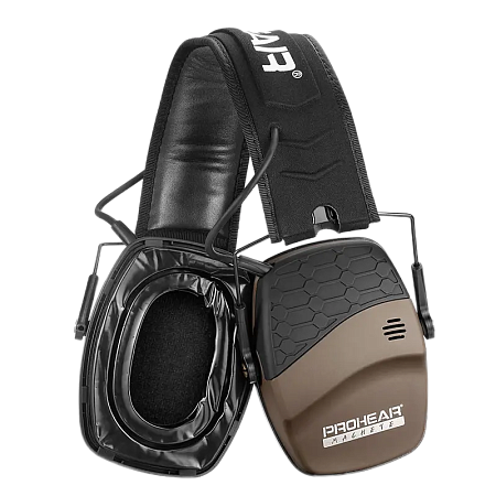 Наушники активные  PROHEAR EM036, NRR 23dB Brown с кейсом