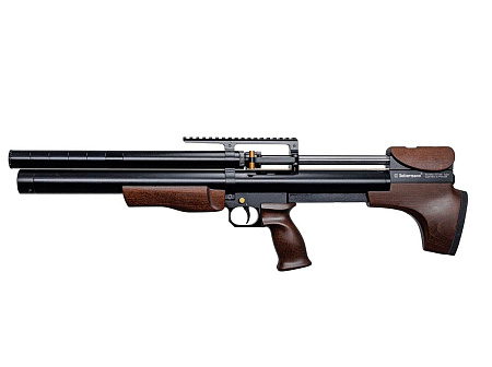 Пневматическая винтовка Альфа Доберман Булл-пап П/вз 6,35/450 (полигонал), тактик, с редуктором, дерево.