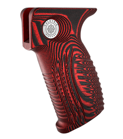 Рукоятка Валькирия в сборе, цвет красный №3