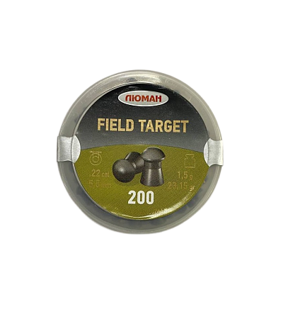 Пули для пневматики Люман Field Target 5,5 мм, 1,5 гр 200 шт