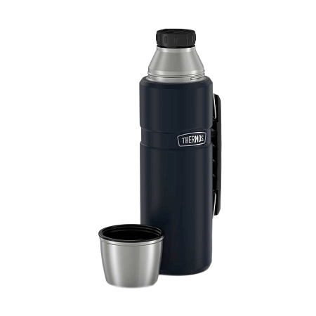Термос для напитков 1,2 л THERMOS SK-2010, темно-синий KING