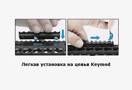 Планка Weaver 40 мм (4 слота)