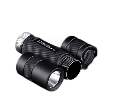 Фонарь Convoy S2+ black (XPL HI U6-3A) Biscotti