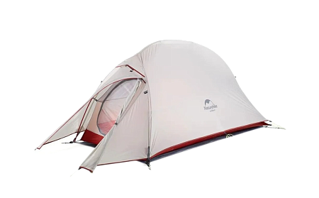 Палатка Naturehike Cloud up 1-местная, серо-красная NH18T010-T