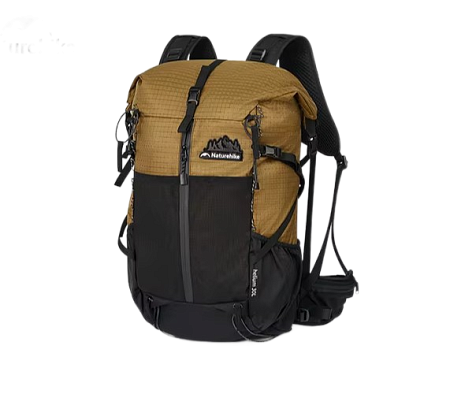 Туристический спортивный рюкзак объем 30 л + 5л, коричневый, Naturehike CNK2300016