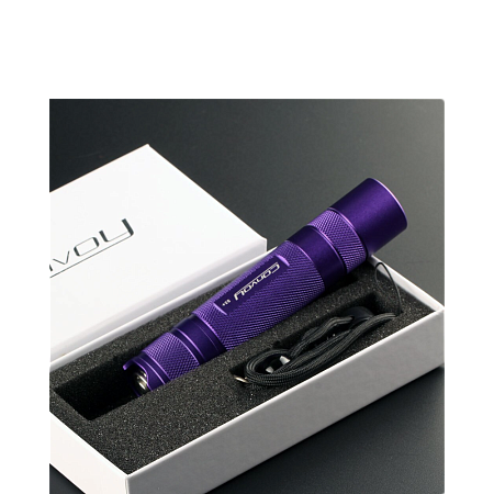 Фонарь Convoy S2+ violet (XPL HI U6-3A) Biscotti
