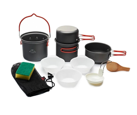 Набор посуды Naturehike 4в1 NH18T018-G