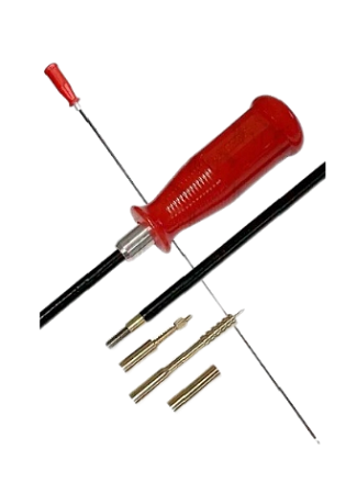 Шомпол ЧИСТОGUN 65см с покрытием, .17-.20 кал.