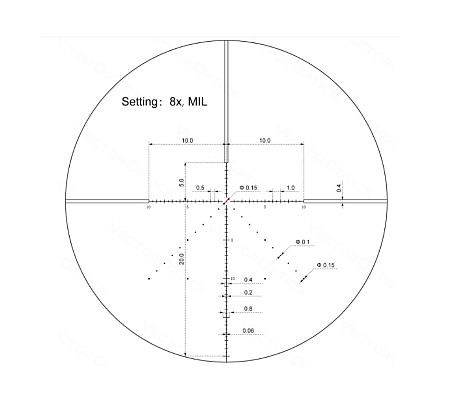 Прицел Vector Optics VEYRON 2-8X32 SFP IR