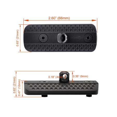 Адаптер для сошек "Harris" для установки на MLOK/M-LOK