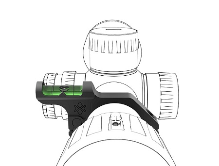 Кольцо с уровнем Vector Optics, 30 мм (SCACD-26)