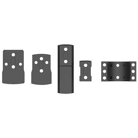 Комплект адаптеров Vector Optics X-ACCU для установки коллиматорных прицелов на кронштейны с кольцами 30 мм (XASR-A02)