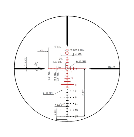Прицел SibHunter 3-12x44 SFIR