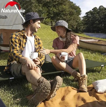 Кровать складная облегченная Naturehike, темно-зеленая NH20JJ001