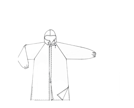 Плащ дождевик тк.Таффета (красный 60/62)