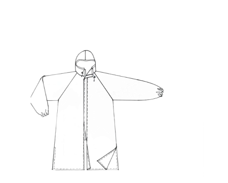 Плащ дождевик тк.Таффета (хаки 56/58)